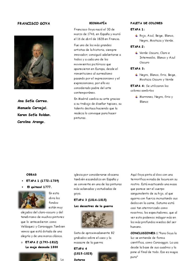 Francisco Goya | PDF | Francisco Goya | Pinturas