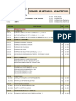 Ejemplo de Metrado en Estructuras