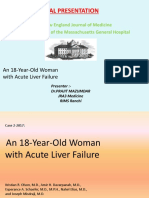 Journal Presentation: The New England Journal of Medicine Case Records of The Massachusetts General Hospital