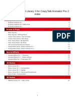 Essential Content Library 3 For CrazyTalk Animator Pro 2 Index