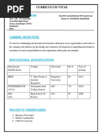 Curriculum Vitae: Kamlesh Thakur