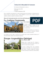 Patrimonio Cultural de Guatemala