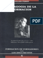 Ferry Pedagogia de La Formacion Extracto PDF
