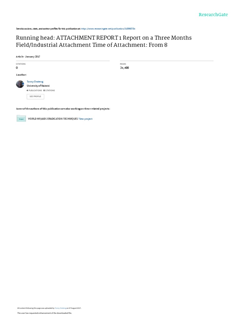 Attachment Report Format | PDF | Pruning | Plant Nursery