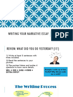 Writing Your Narrative Essay: Talking About The Life of Someone You Care About