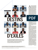Reportage "Destin d'Exilés", Le Monde Edition spéciale 11/06/2019
