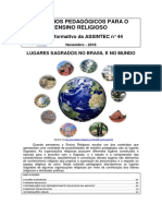 Subsídios Pedagógicos para O Ensino Religioso: Informativo Da ASSINTEC N° 44