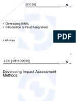 LCS Lec Developing IAM and Final Assignment 2019 1