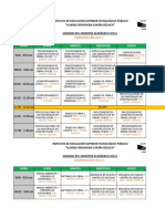 Horarios de Clases Ichuña