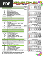 2019-2023 Pvusd District Calendar | Pdf | Observances | Holidays