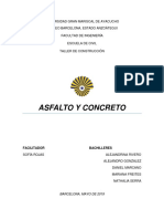 Asfalto y Concreto