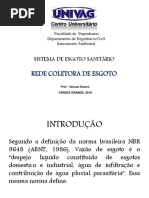 IV - Redes Coletoras de Egoto