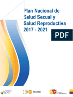 Plan nacional de salud sexual y reproductiva