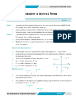 Vectors and Forces