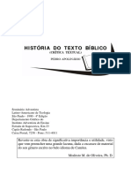 Pedro Apolinário - História Do Texto Bíblico