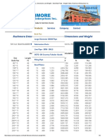 Bulb Flat Sizes, Dimensions and Weight - Steel Bulb Flats - Weight Table - Rushmore Enterprises Inc