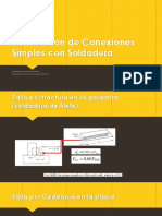 Verificación de Conexiones Simples Con Soldadura