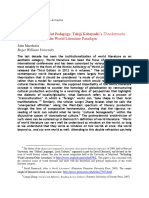 Undermining Capitalist Pedagogy Takiji K PDF