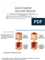 Ulceras presión: clasificación, factores riesgo, prevención