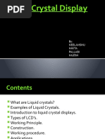 Liquid Crystal Display: By: Neelanshu Nikita Pallabi Nilesh