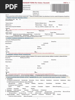 Salary Account Opening Form