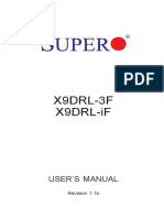 X9DRL-3F X9DRL-iF: User'S Manual