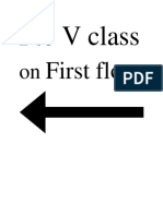I To V Class On First Floor