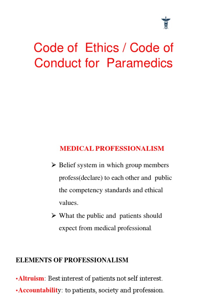 Code of Conduct PDF Physician Medical Ethics