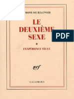 Simone de Beauvoir - Le Deuxième Sexe 2
