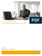 Basic Settings and Integration For SAP ERP