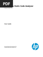 HP Fortify Static Code Analyzer: User Guide