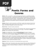 Poetic Forms