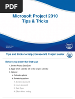 Microsoft Project Tips and Tricks