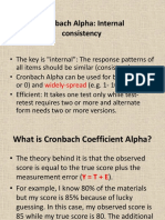Cronbach Alpha: Internal Consistency: Binary Widely-Spread