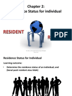 Chapter 2 - Residence Status For Individual - JAN 2019 PDF