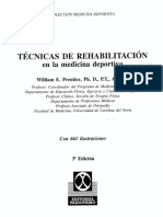 Tecnicas de Rehabilitacion en La Medicina Deportiva - William E. Prentice PDF