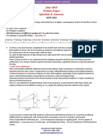 June 2015 Written Paper Question & Answers