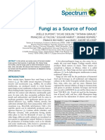 Fungi As A Source of Food - Food - Technology PDF