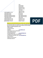 6 Week Study Schedule