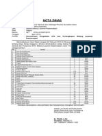 Nota Dinas Pengajuan Atk Bidang Pemuda