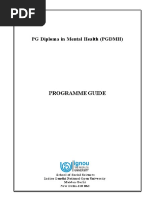 Pgdmh Mental Disorder Doctor Of Philosophy Images, Photos, Reviews