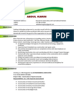 Abdul Karim C.V PDF