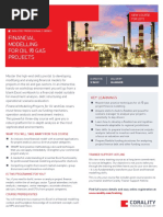 Financial Modelling For Oil Gas Course Brochure CoralityFG