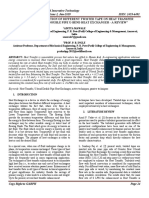 THE EFFECT OF INSERTION OF DIFFERENT TWISTED TAPE ON HEAT TRANSFER PERFORMANCE IN DOUBLE PIPE U-BEND HEAT EXCHANGER - A REVIEW, Aditya Mawale, Prof. P. B. Ingle