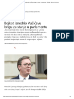 Bojkot Iznedrio Vučićevu Brigu Za Stanje U Parlamentu - Politika - Dnevni List Danas