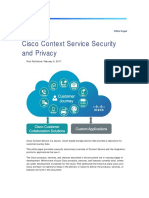 Cisco Context Service Security White Paper