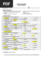 Computer Programming (.Net Technology) Exam