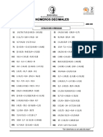 Operaciones Combinadas Con Decimales