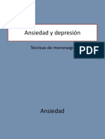 Ansiedad y depresión: Técnicas de evaluación