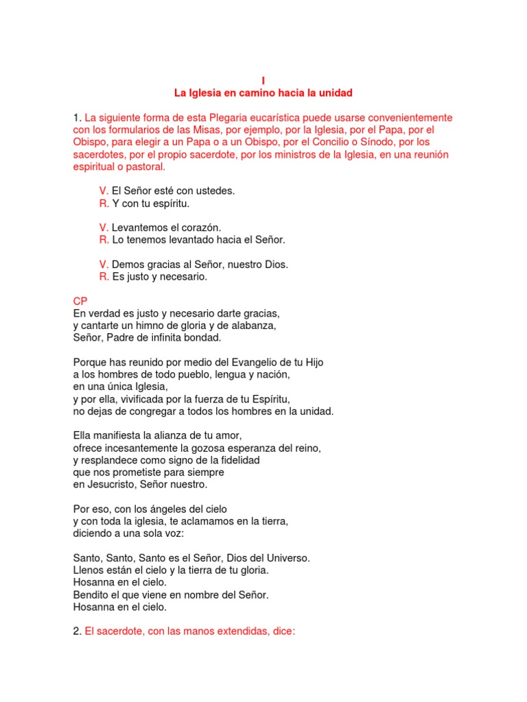La Iglesia en Camino hacia la Unidad | PDF | Iglesia Católica | eucaristía